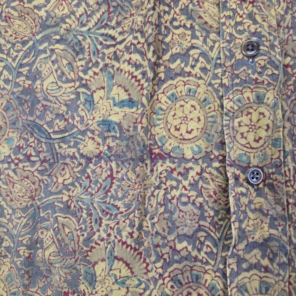 Vintage Polo Ralph Lauren Estate Classic Fit Abstract Print Button Down Shirt XL